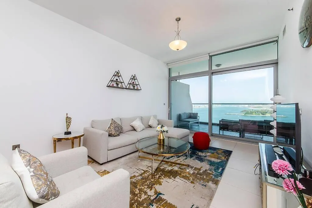 Free Netflix, Sea View, Private Beach & Pool Dubaj Spojené arabské emiráty